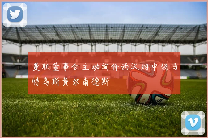 曼联董事会主动询价西汉姆中场马特乌斯费尔南德斯